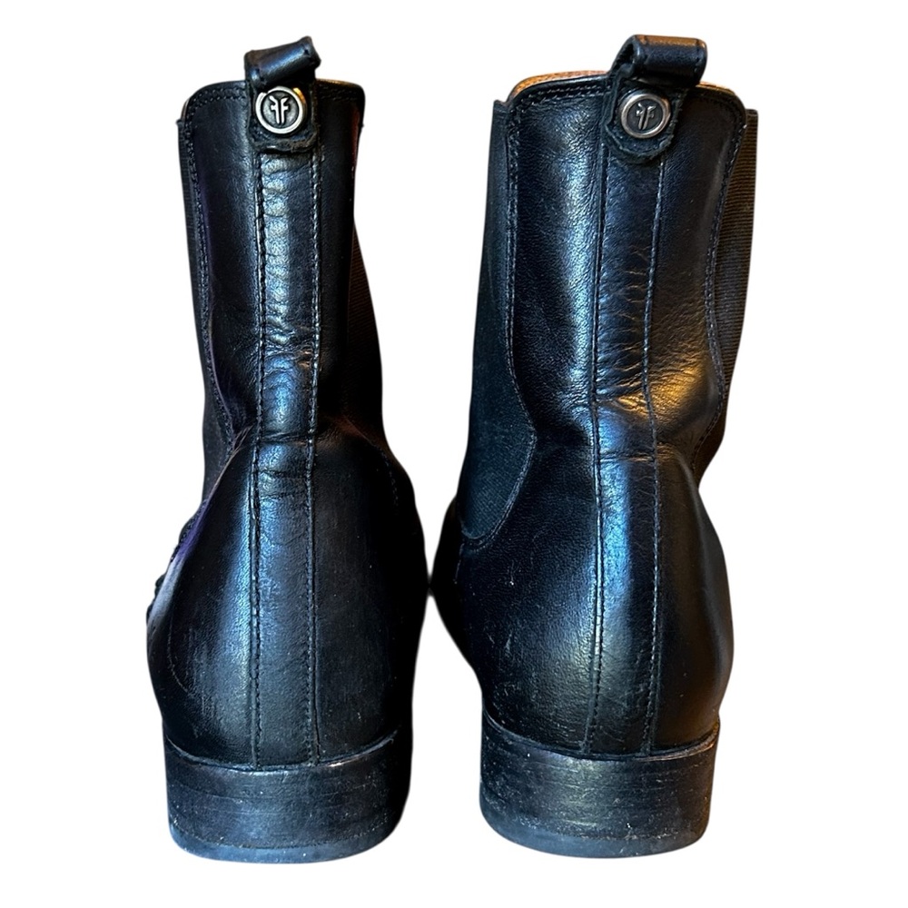 Frye Melissa Chelsea Ankle Boots Sz 8 Black - Picture 4 of 11
